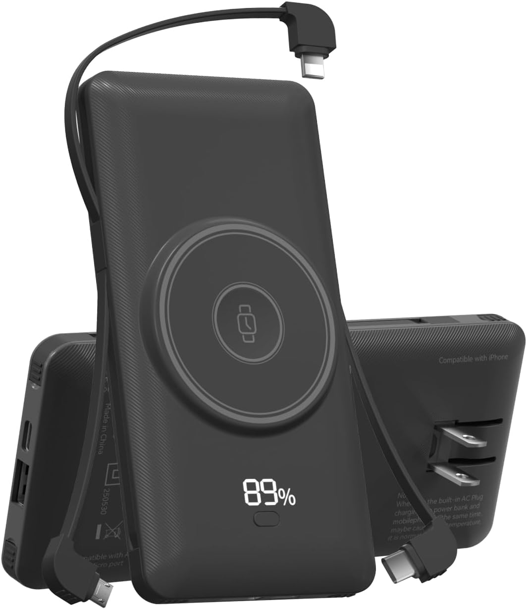 Cargador portátil magnético de 10000mAh para iWatch y iPhone, banco...