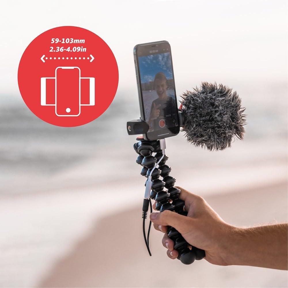 Joby - GorillaPod Creator Kit - Trípode, micrófono y luz - Configur...
