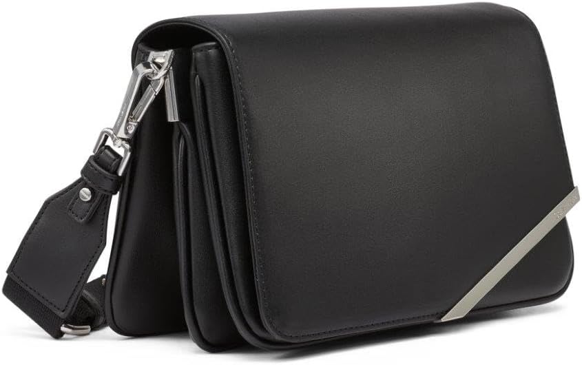 Calvin Klein Ria Organizational - Bandolera con solapa para mujer