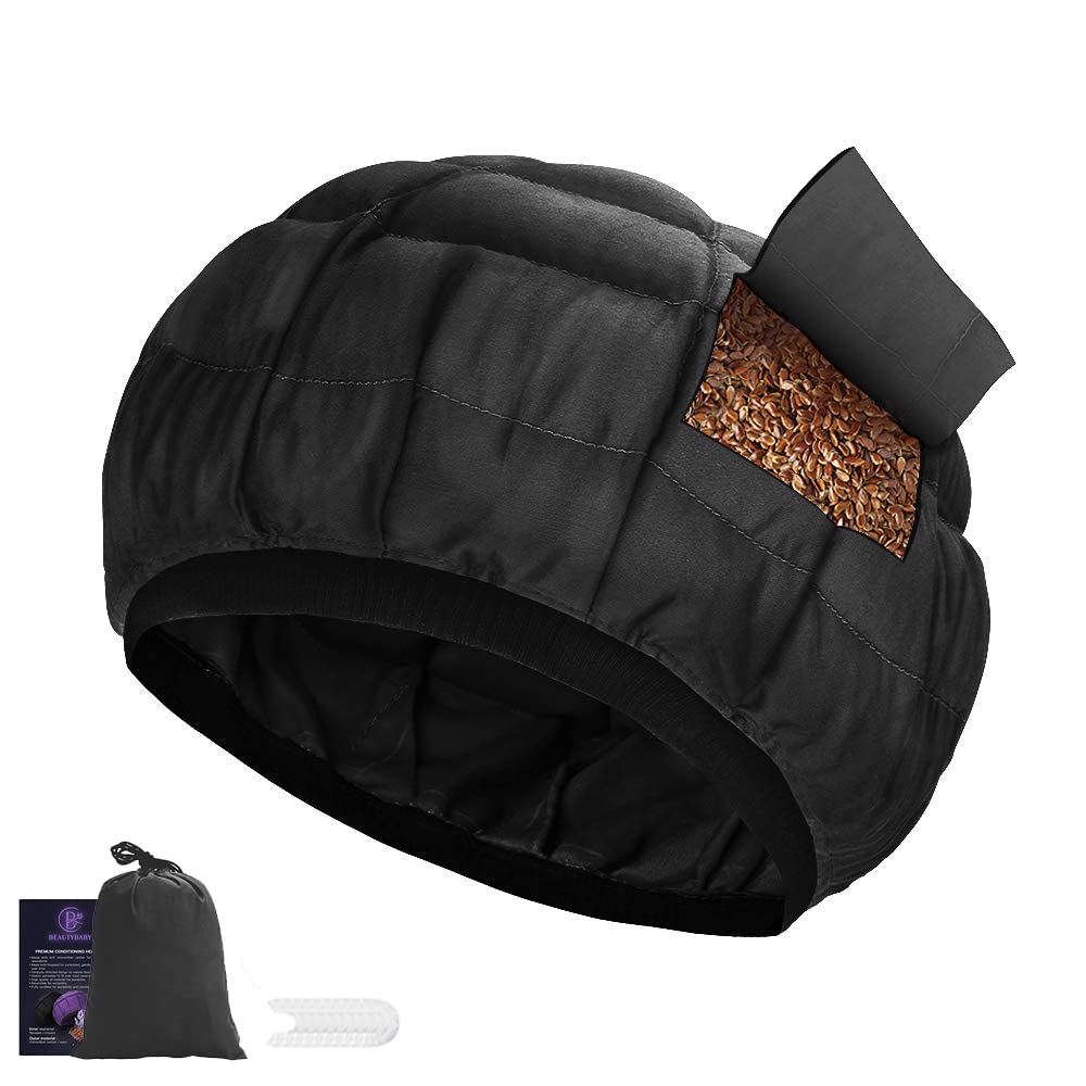 Gorro térmico de acondicionamiento profundo, sin cordón, 100% algod...