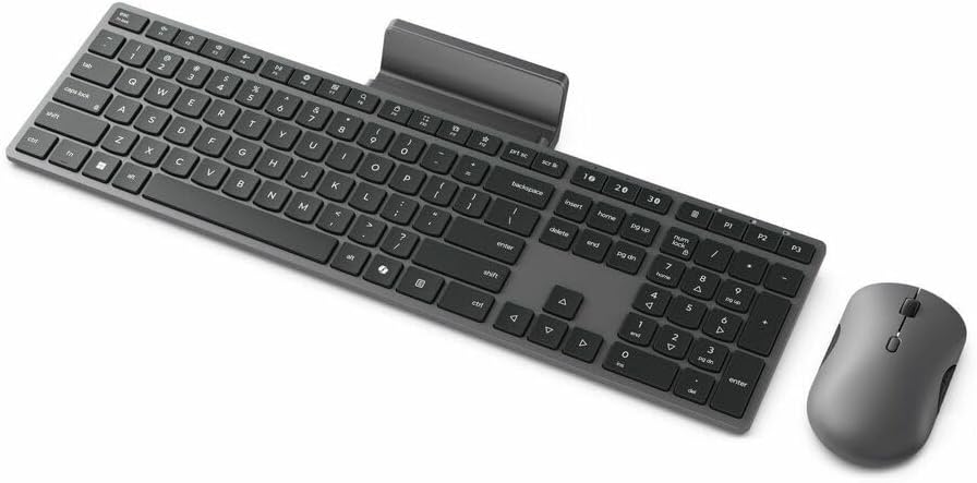 Lenovo 700 Modern Combo de teclado y mouse inalámbricos, dongle de...