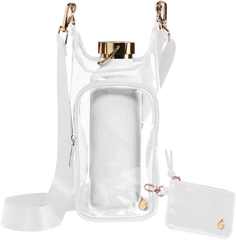 WanderFull Clear Stadium HydroBag - Bolsa cruzada manos libres para...
