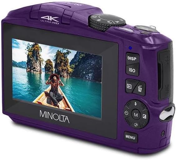 Minolta Minolta MND55 64 MP AF 4K Ultra HD Cámara digital con WiFi,...