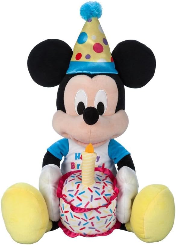 Disney Store Peluche oficial de Mickey Mouse de Happy Birthday con...