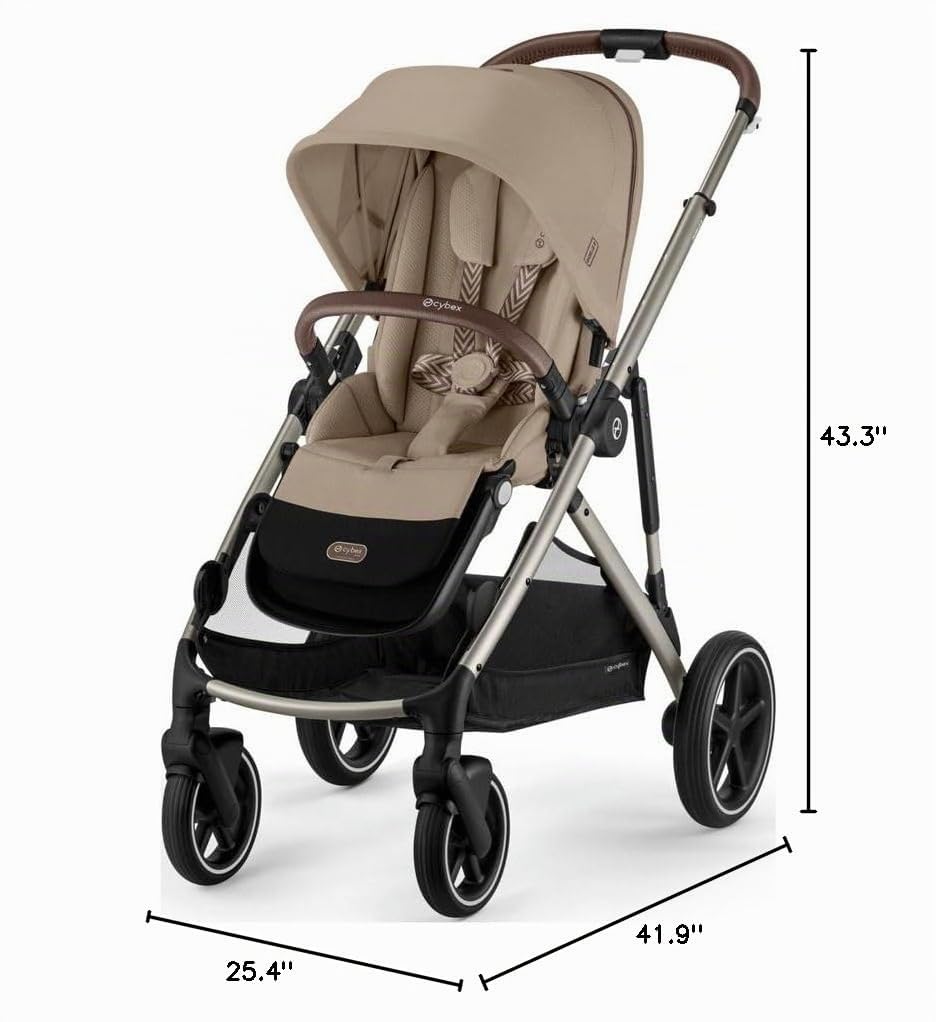 Cybex Gazelle S - Cochecito de bebé de tamaño completo, color beige...