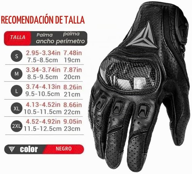 LYHXS-MOTOS Guantes de motocicleta para hombres y mujeres, de fibra...