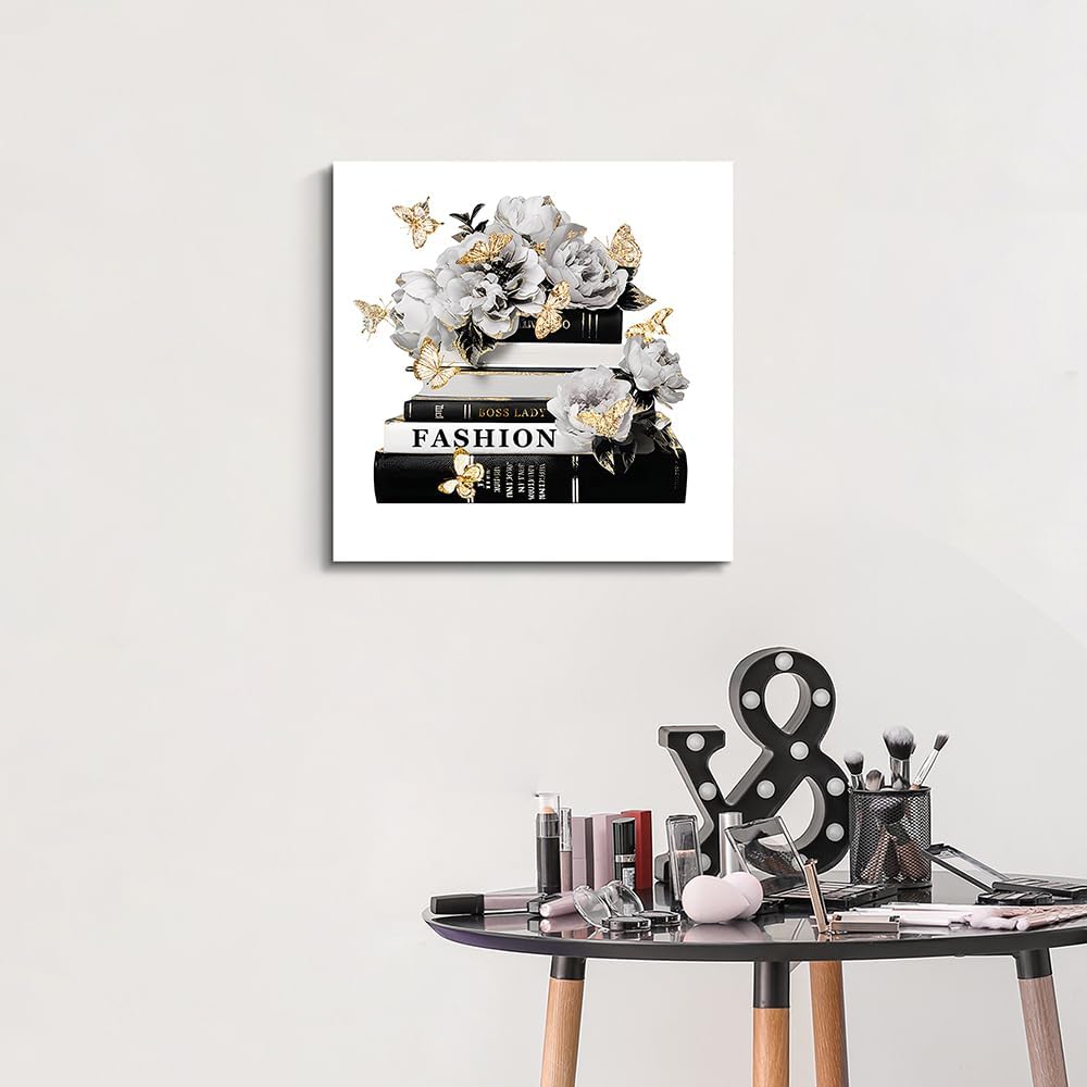 Dream Land Lienzo decorativo para pared con libros de moda: 20 x 20...