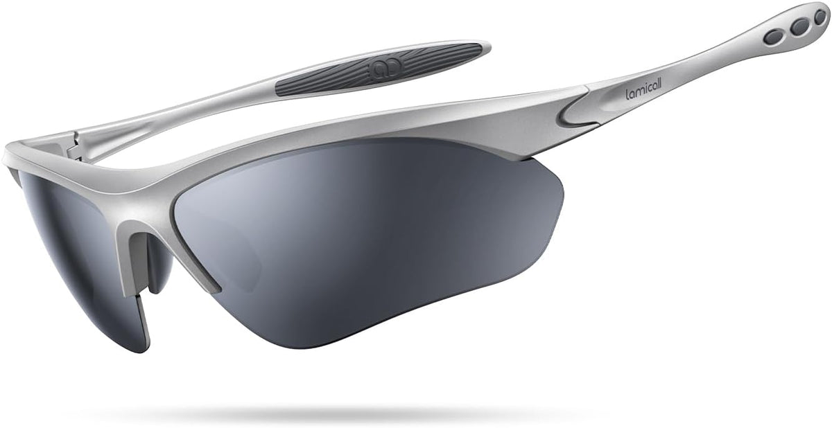 Lamicall Gafas de Sol Deportivas polarizadas de 22 g para Hombres y...