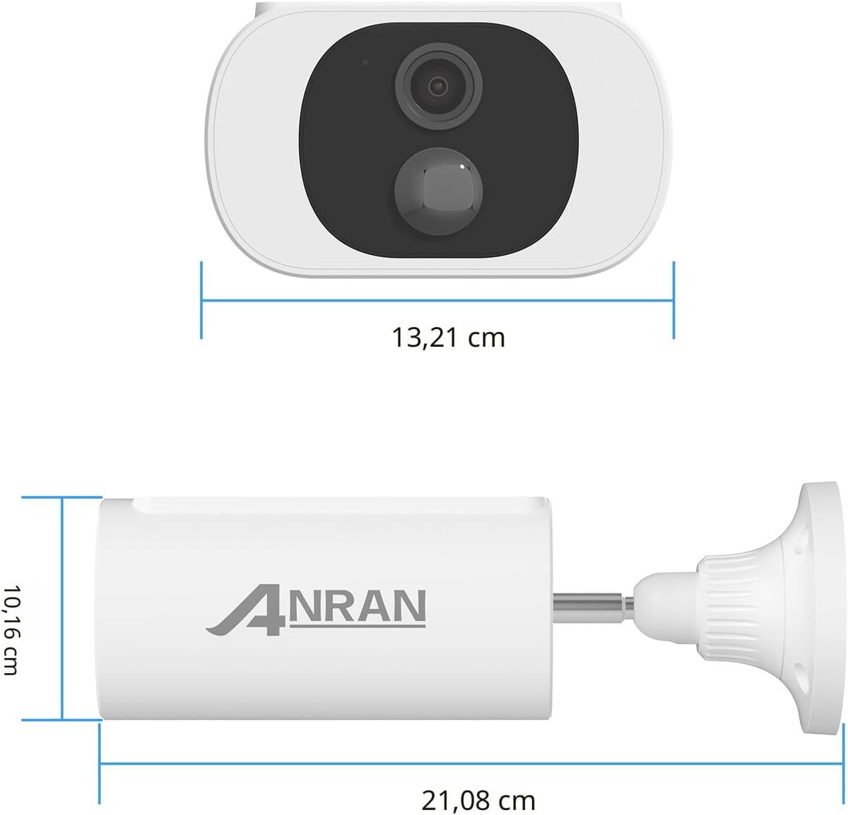 ANRAN Cámaras de seguridad solar 2K inalámbricas para exteriores, c...