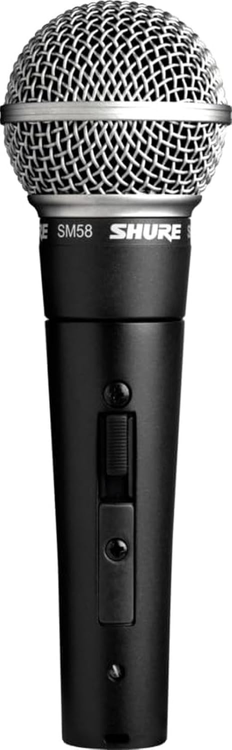 Micrófono SHURE, Negro | Micrófono vocal dinámico cardioide con int...