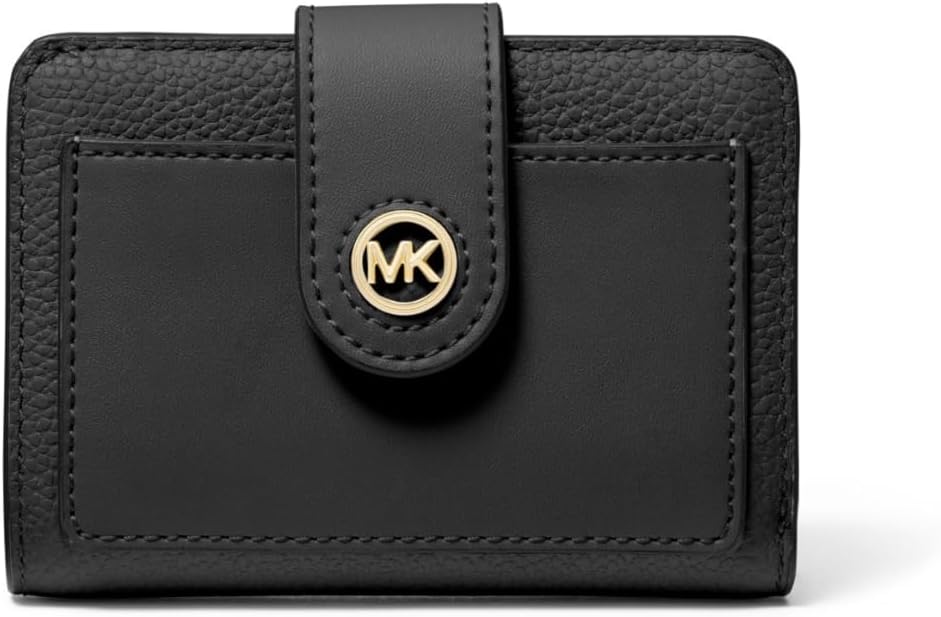 Michael Kors Mk Charm Small Tab Cartera compacta con bolsillo para...