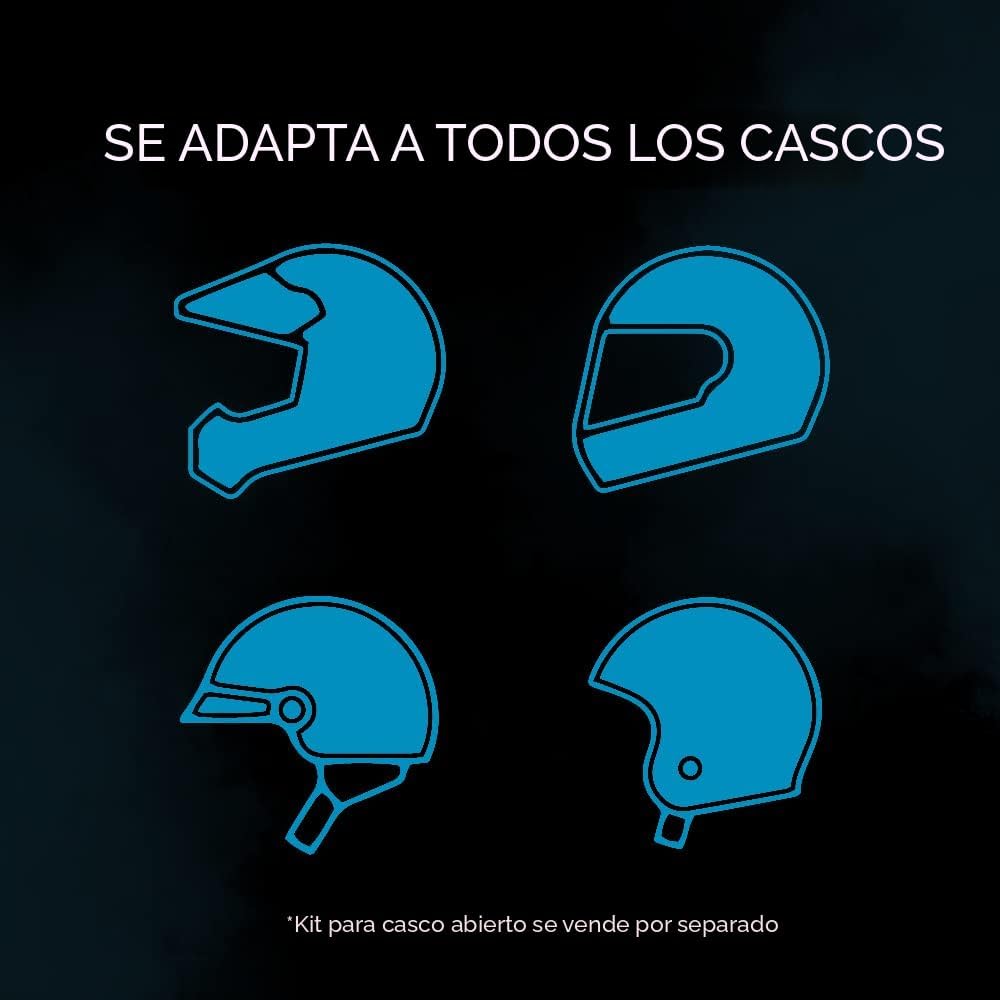 Cardo PACKTALK Edge - Auriculares de comunicación Bluetooth para mo...