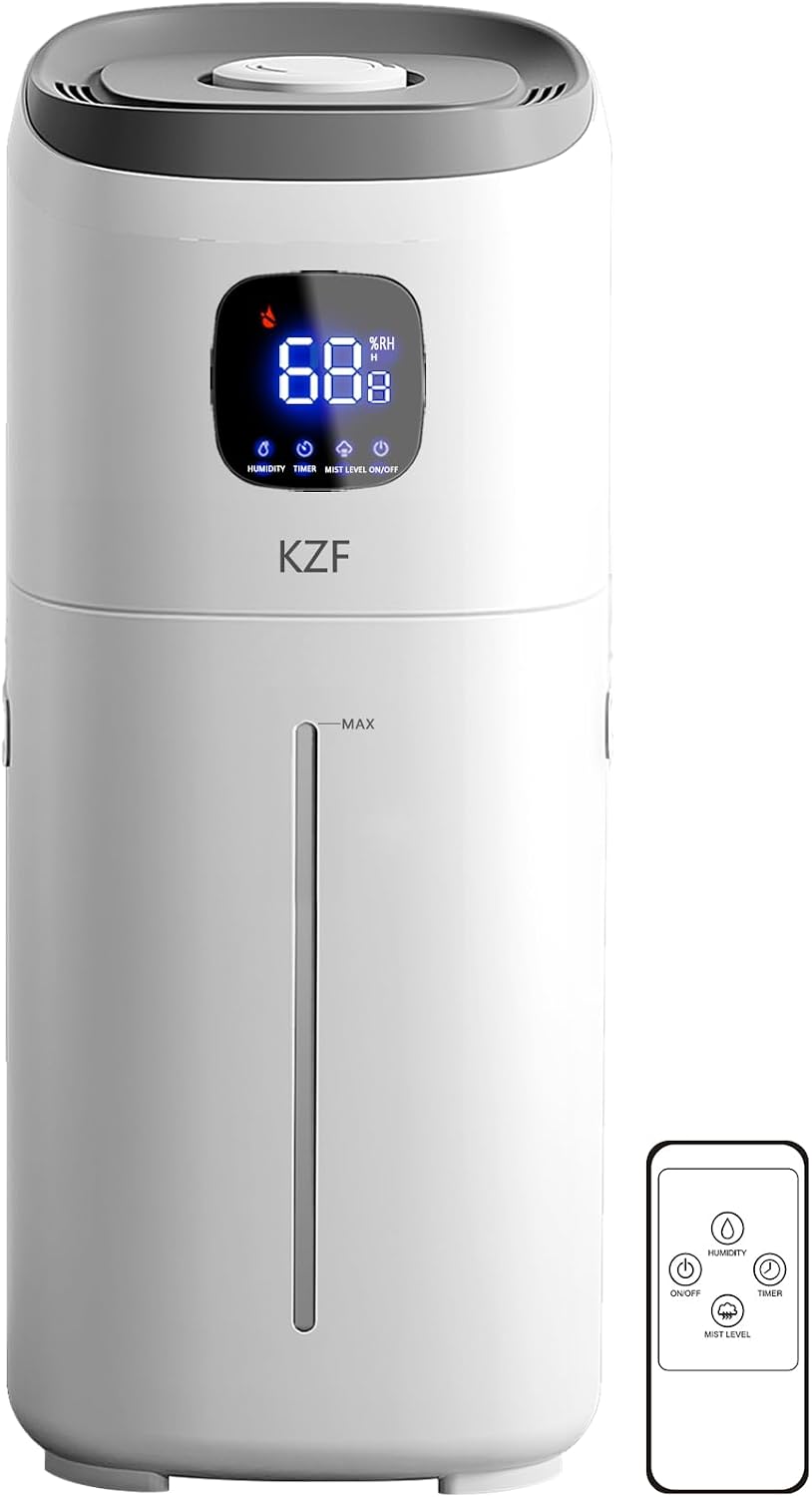 KZF Humidificadores para dormitorio, humidificador de habitación gr...