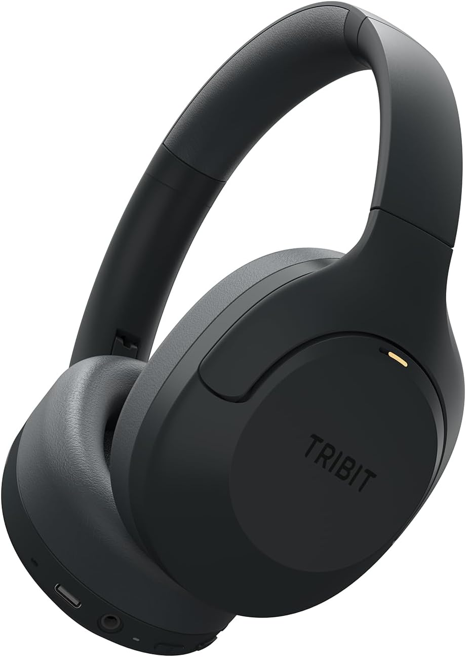 Tribit QuietPlus 81 Auriculares inalámbricos sobre la oreja, tiempo...