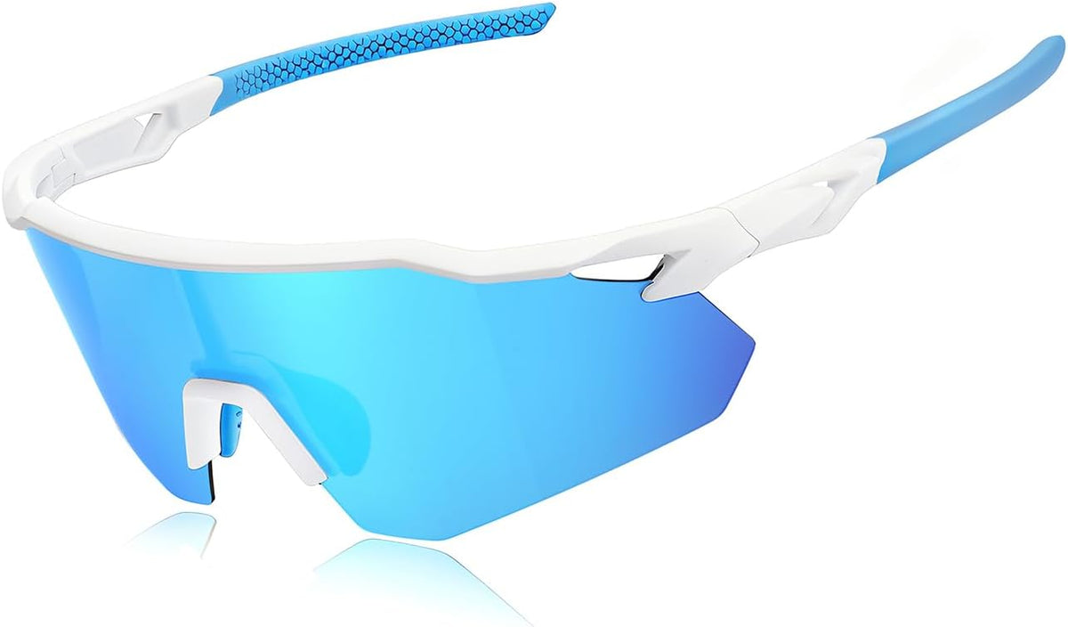 SEKKAF Gafas de sol deportivas polarizadas para hombres y mujeres,...