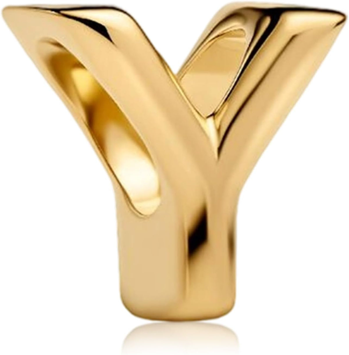 YUMINN Dijes dorados de la A a la Z para pulseras de plata esterlin...