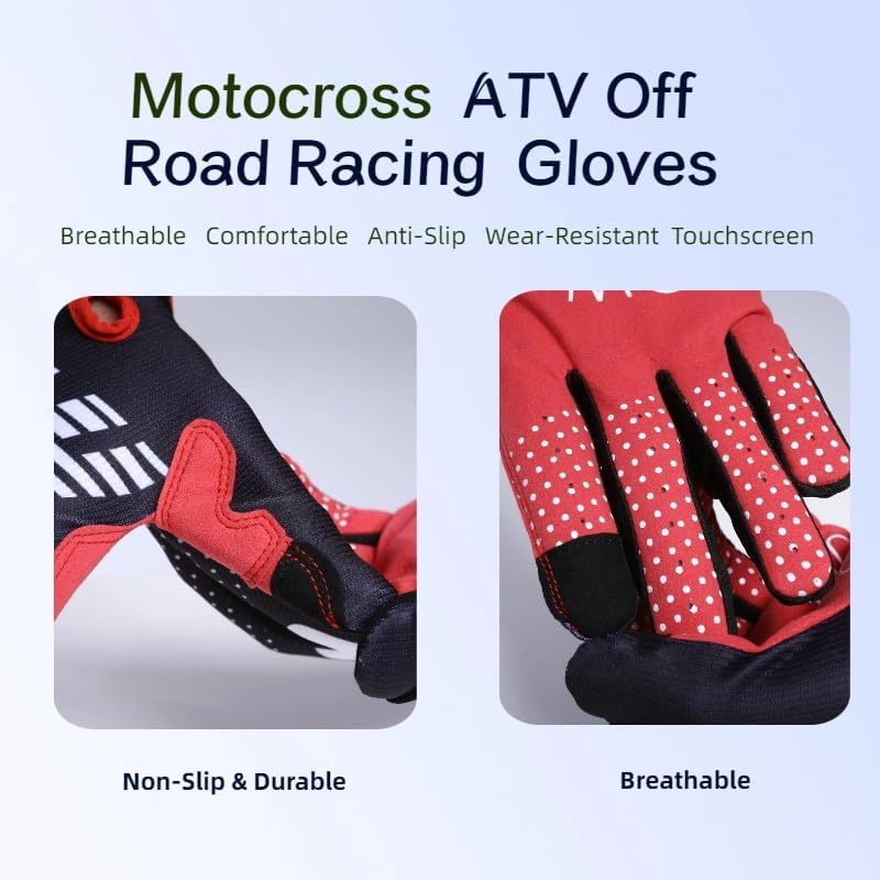 TATACLEA Guantes de ciclismo de calavera y esqueleto de rosas, tran...