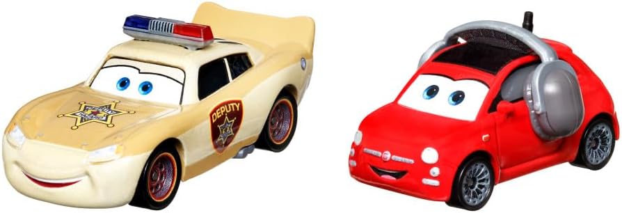 Disney Pixar Cars Rayo McQueen Diputado Hazzard y Bella Cadavre