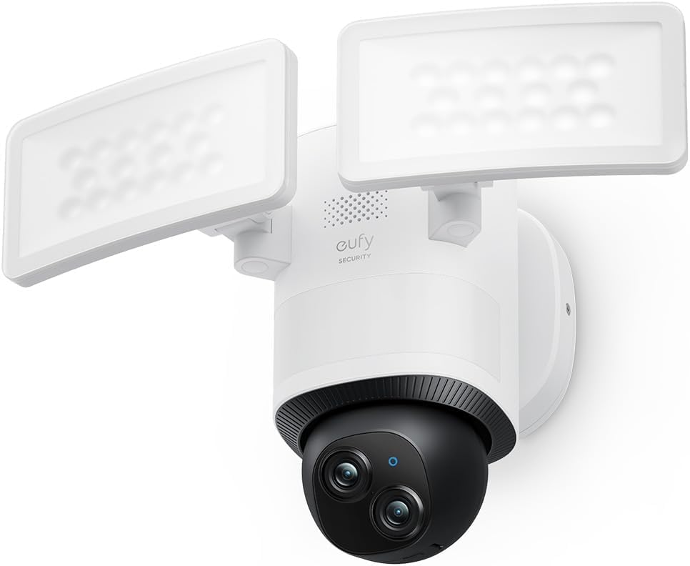 Cámara de seguridad eufy Security Floodlight E340 con cable, cámara...
