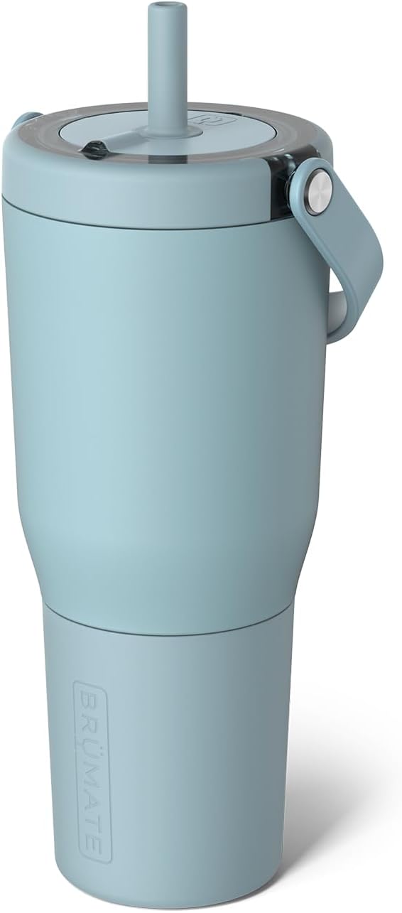 BrüMate Resa - Vaso de 35 onzas 100% a prueba de fugas con asa y pa...