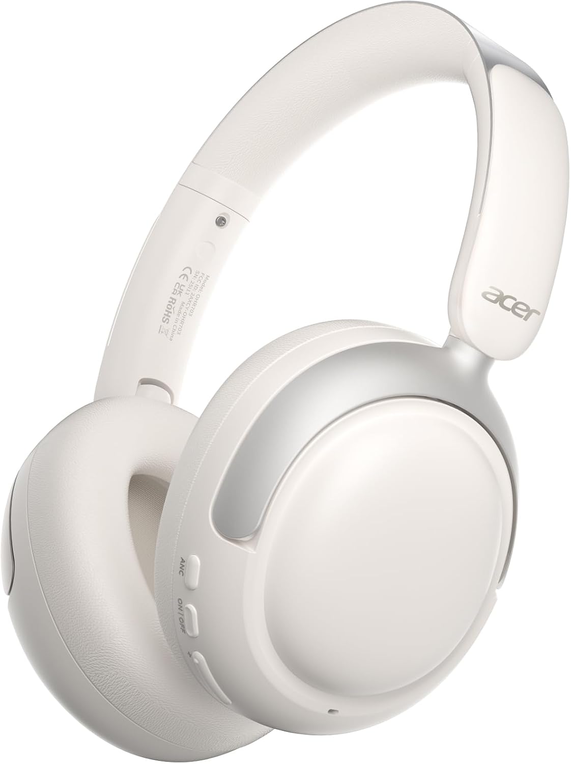 Acer OHR703 - Auriculares con cancelación activa de ruido, Bluetoot...