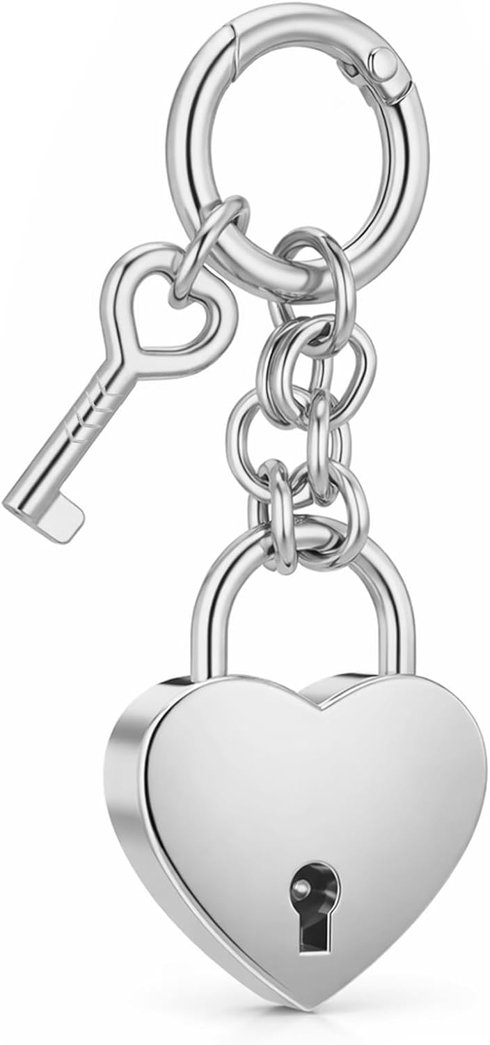 Tucnoeu Colgantes para bolso de candado de corazón - Accesorios de...