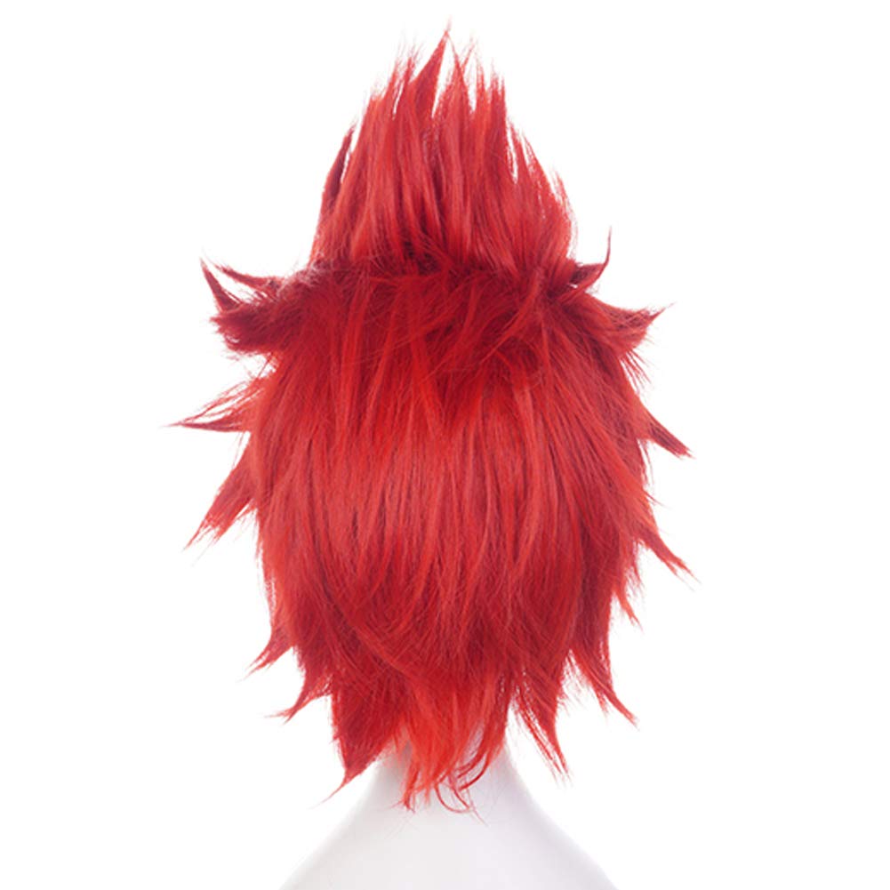 Anogol - Gorra + Peluca azul de cabello lacio para cosplay | + Gorr...
