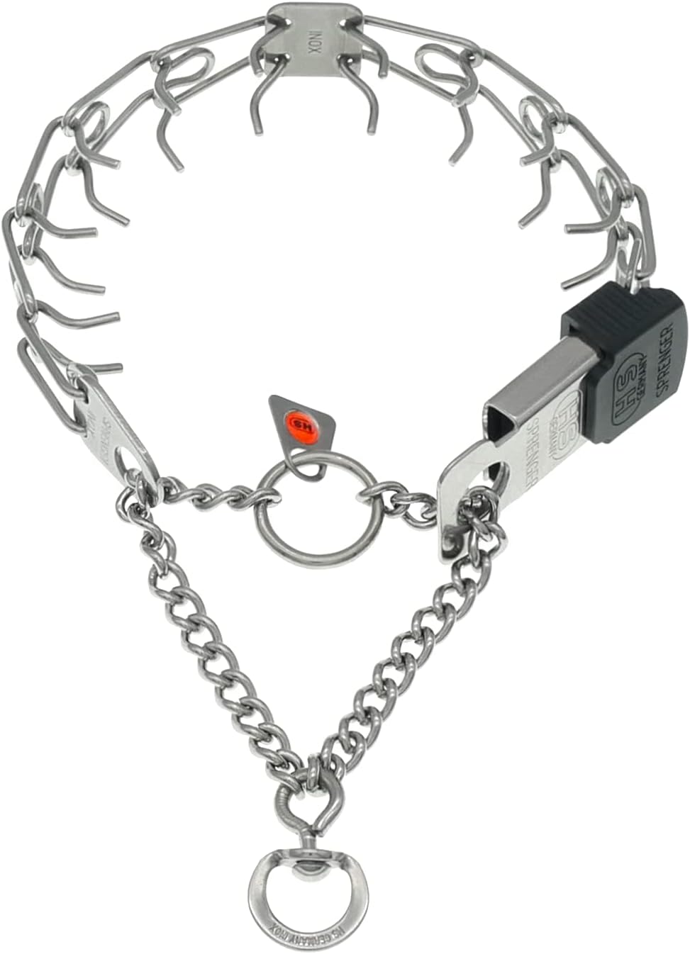 Collar de entrenamiento Herm Sprenger con puntas y hebilla de liber...