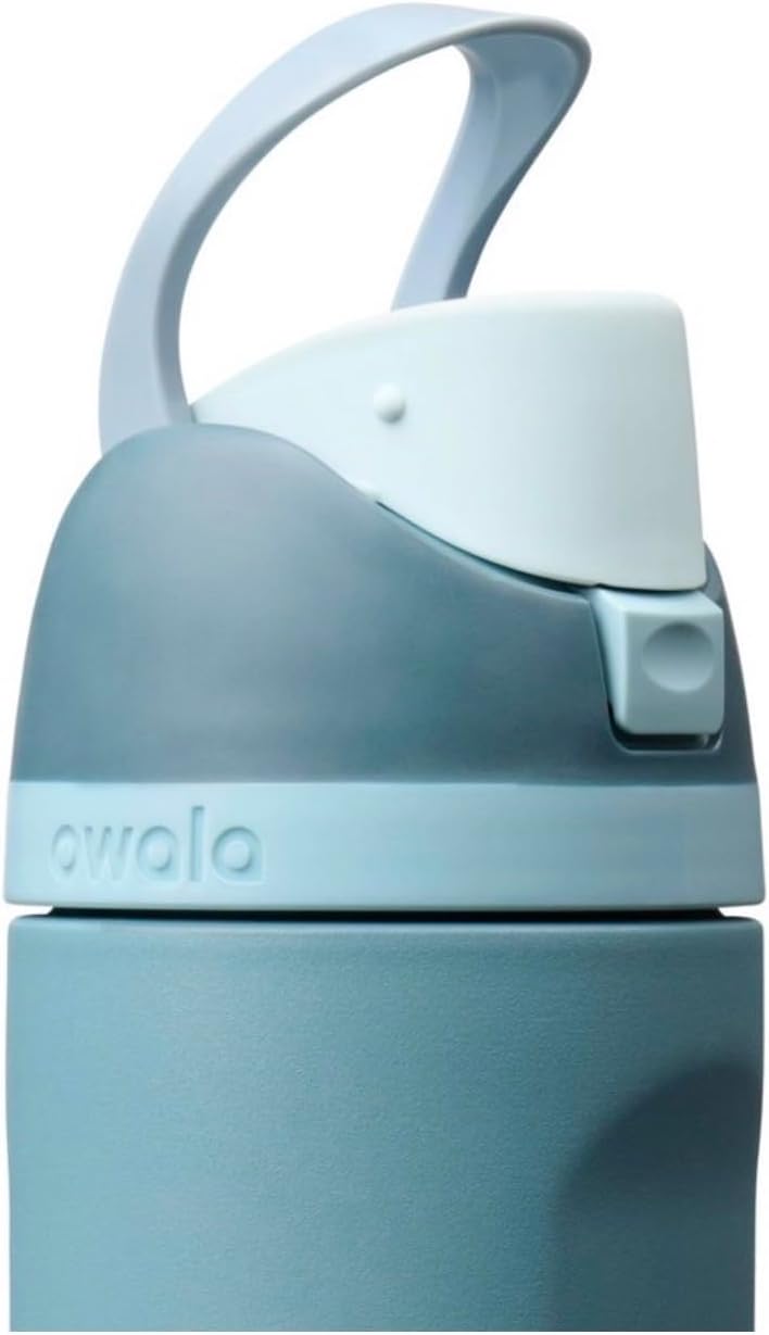 Owala Botella de agua aislada FreeSip 24 fl oz Retardo de lluvia |...