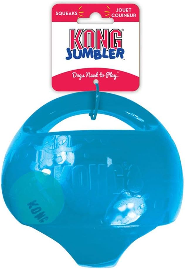 KONG Jumbler Ball - Juguete interactivo para tiempo de juego de per...
