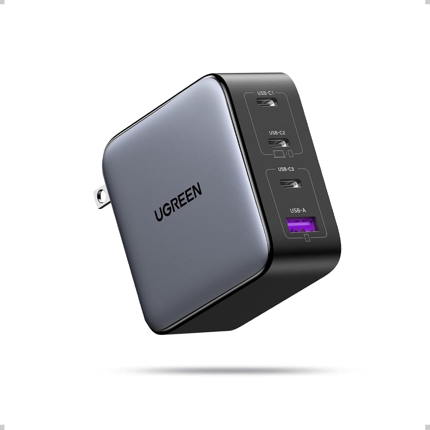 UGREEN Nexode Cargador USB C GaN de 100W, Adaptador de Corriente Rá...