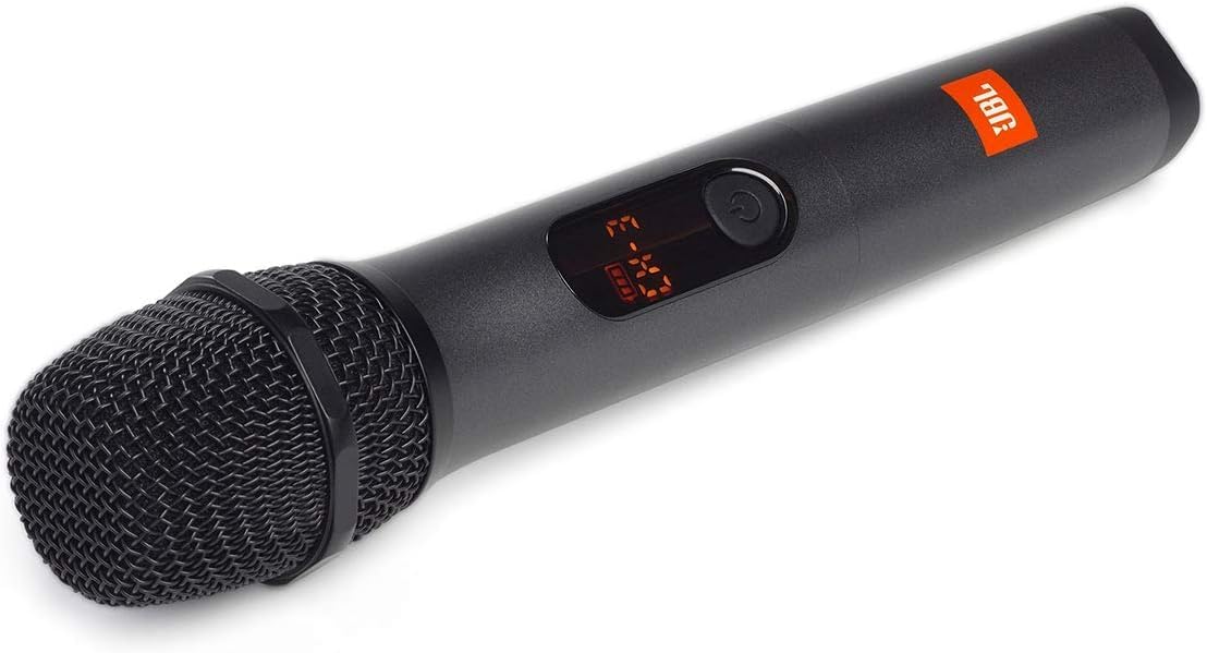 JBL Sistema inalámbrico de dos micrófonos con receptor de doble can...