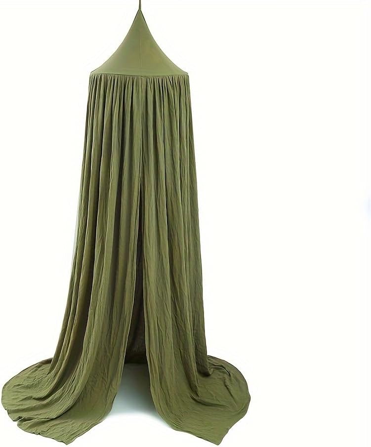 Vhaso Toldo de cama de algodón para niños, habitación del bebé, cor...