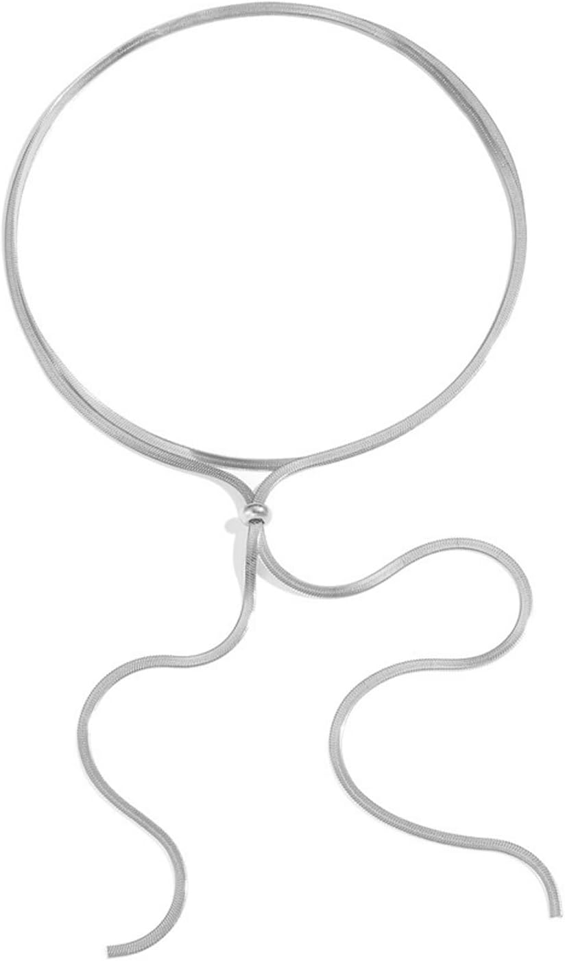 Gargantilla gruesa de oro para mujer, collar de declaración platead...