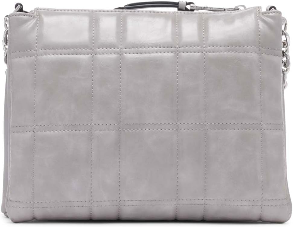 Calvin Klein Cadena cruzada con triple compartimento para lluvia