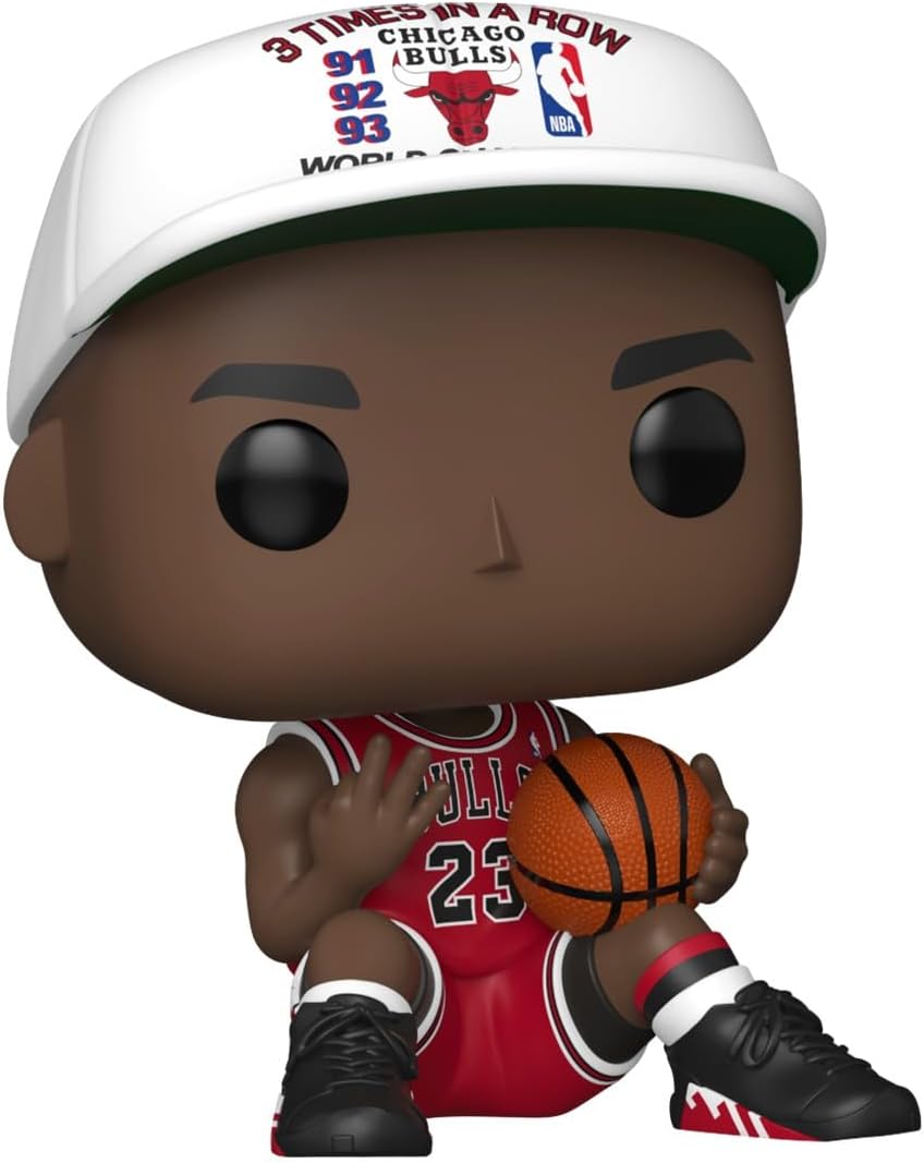 Funko Pop! NBA: Bulls - Michael Jordan - 3X en Fila - Figura de Vin...