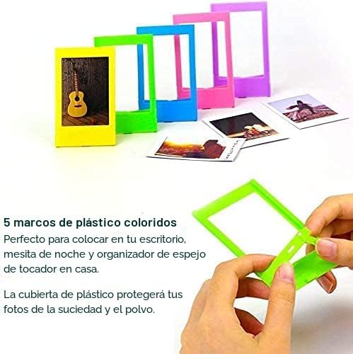 Fujifilm Película instantánea Instax Mini (paquete de 2, 40 hojas),...
