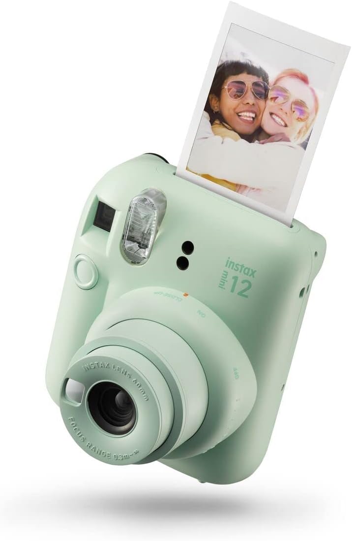 instax mini 12 cámara, verde menta