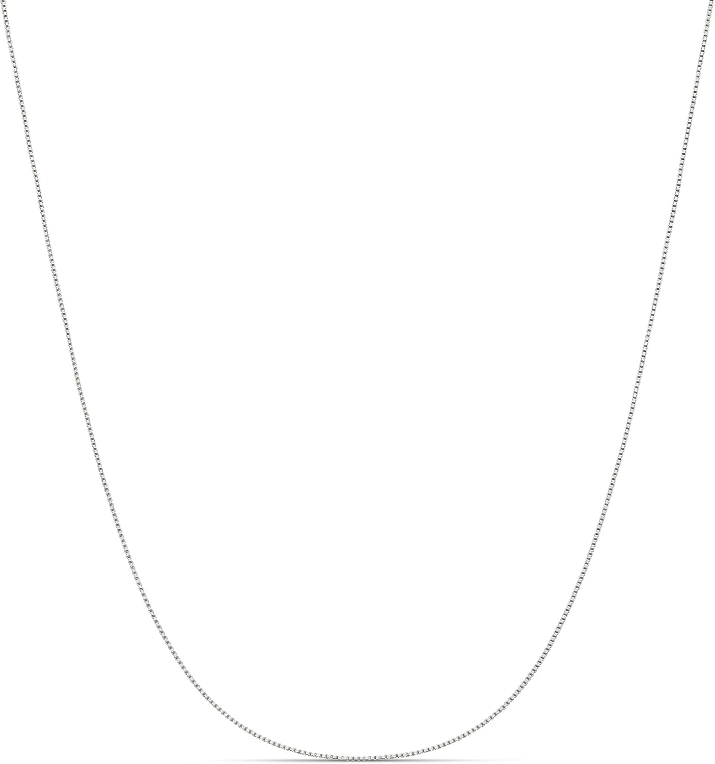 Amazon Essentials Collar de Cadena de Plata Esterlina o Oro Amarill...