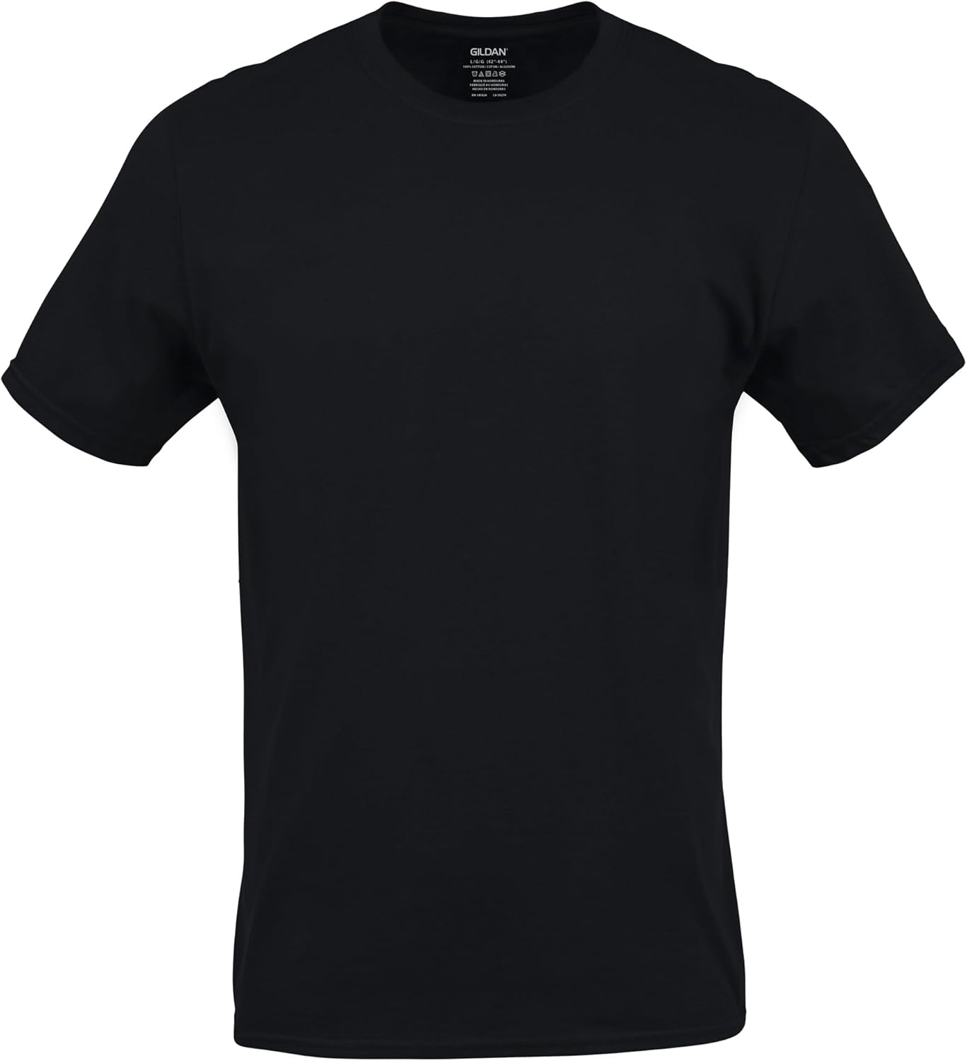 Gildan Camisetas de Cuello Redondo para Hombre, Paquete Múltiple, E...