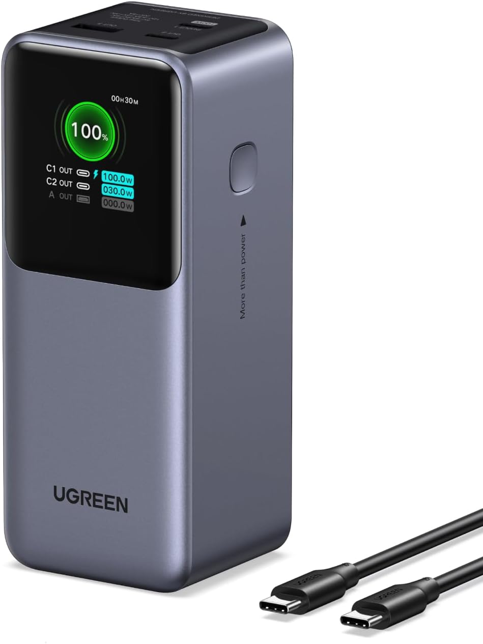 UGREEN Nexode 20000mAh 130W portátil PD Power Bank para MacBook Pro...