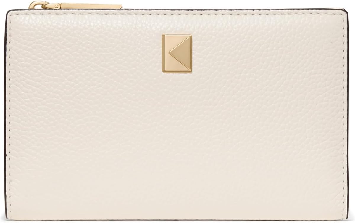 kate spade new york Cartera plegable de cuero con guijarros Deco, L...