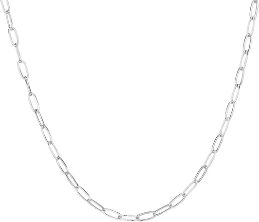 PAVOI Collar ajustable con cadena Fígaro y espiga de serpiente con...