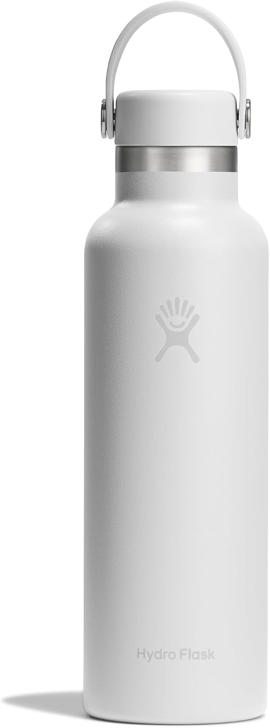 Hydro Flask - Botella de agua estándar de 24 onzas con tapa flexibl...