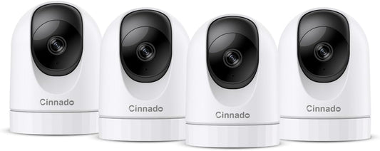 Cinnado - Cámaras de seguridad para el hogar 2K - Cámara WiFi para...