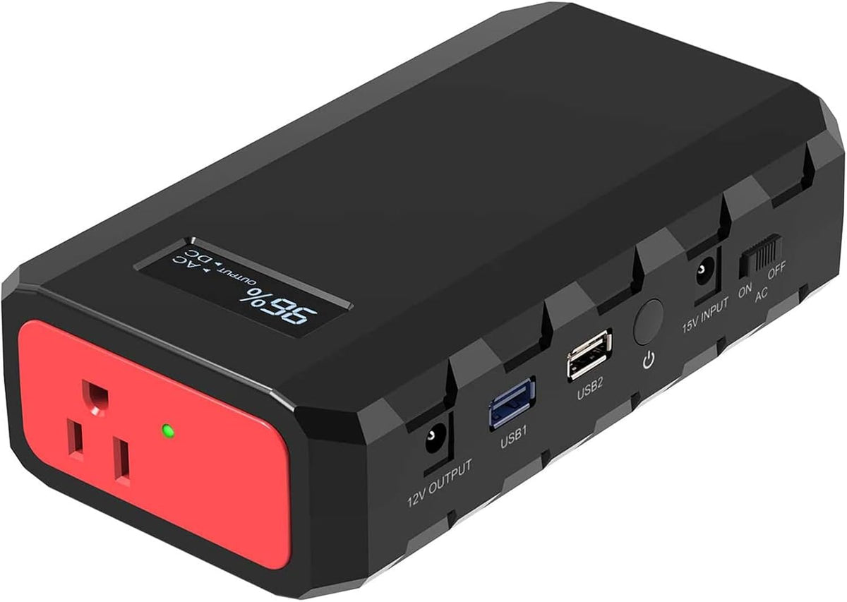 SinKeu Banco de energía portátil de 24000 mAh con salida de CA, car...