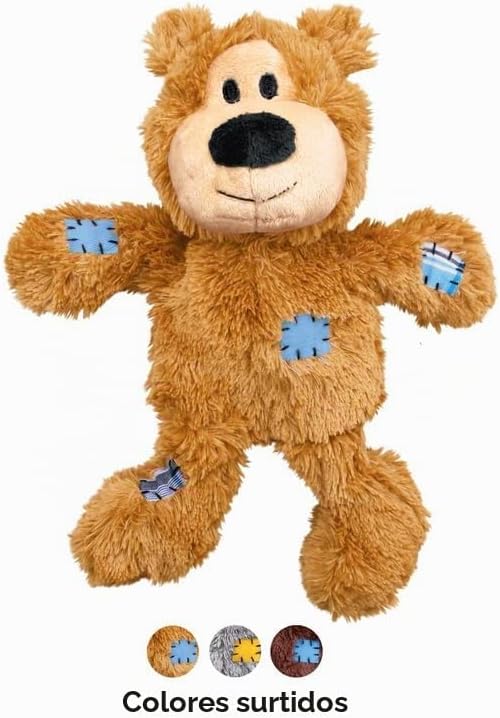 KONG Wild Knots Bears - Juguetes duraderos para perros con cuerdas...