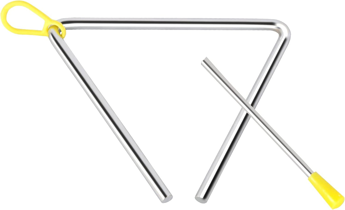 EASTROCK Juego de instrumentos triangulares, 3 paquetes, 4, 5, 6 pu...
