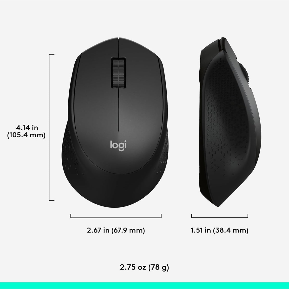 Combinación de teclado y mouse inalámbricos Logitech MK345 | Reposa...