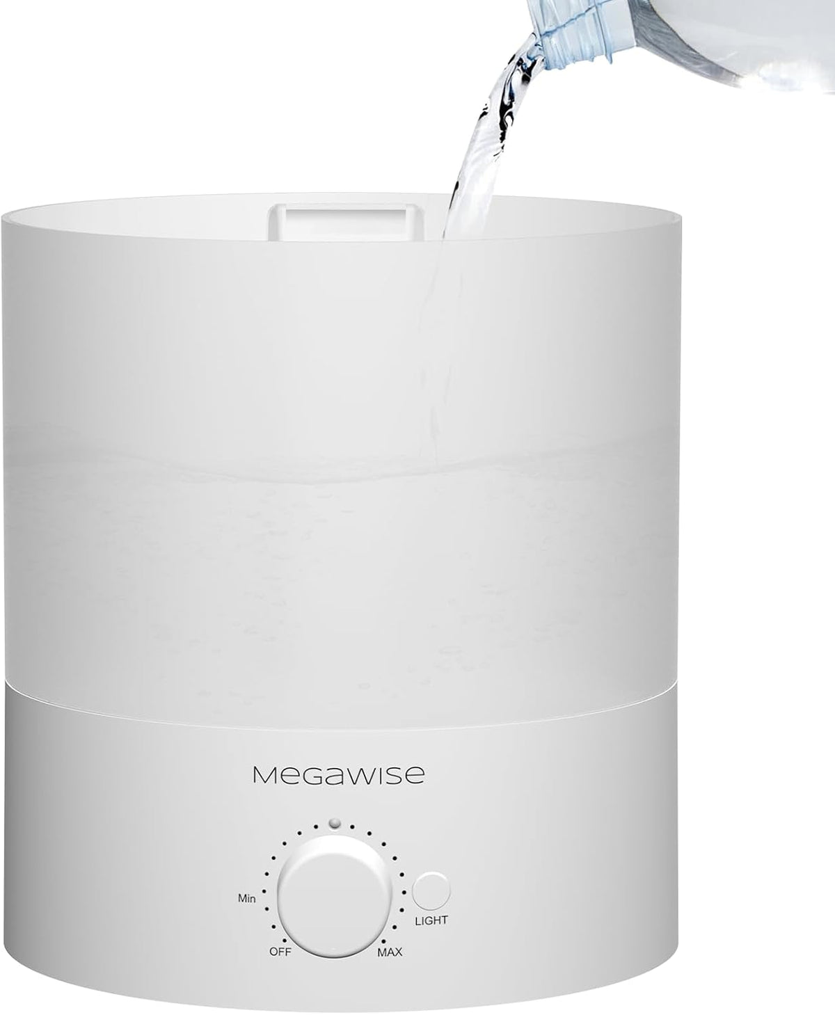 MEGAWISE Humidificador de niebla fría, tanque de 2 L, funcionamient...